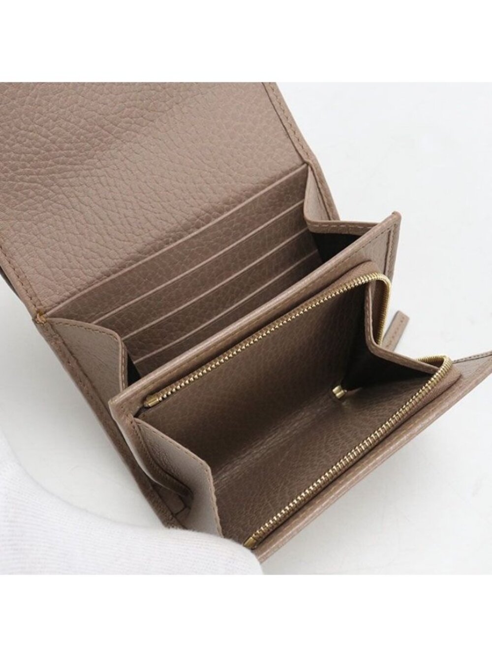 Gucci Compact Wallet Double Bifold Leather - Picture 4 of 6
